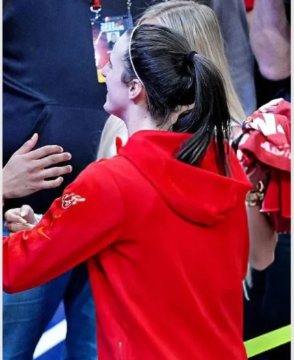 Indiana Fever Caitlin Clark Red Hoodie Jacket For Sale