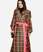 Indina Menzel Plaid Coat