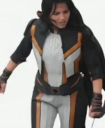 Isabela Merced Movie Superman Legacy 2025 Hawkgirl Black And White Jacket
