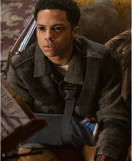Isaiah Goosebumps 2023 TV Series Zack Morris Black & Grey Jacket