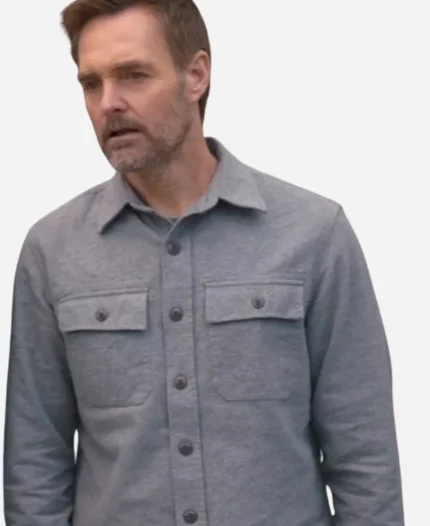 Jack Tv Series The Four Seasons Will Forte Grey Shirt
