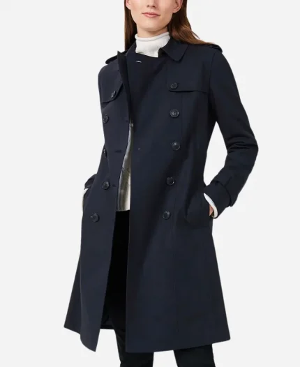 Jane Torres TV Series Prime Target 2025 Martha Plimpton Black Cotton Coat