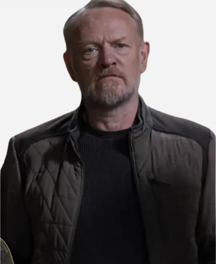 Jared Harris Tv Series Foundation Season 02 Hari Seldon Grey Quilted Jacket