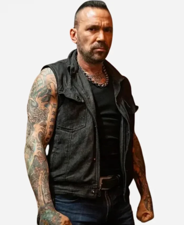 Jason David Frank Legend of the White Dragon Black Vest