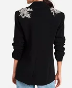 Jean Smart Hacks S04 Black Embellished Blazer