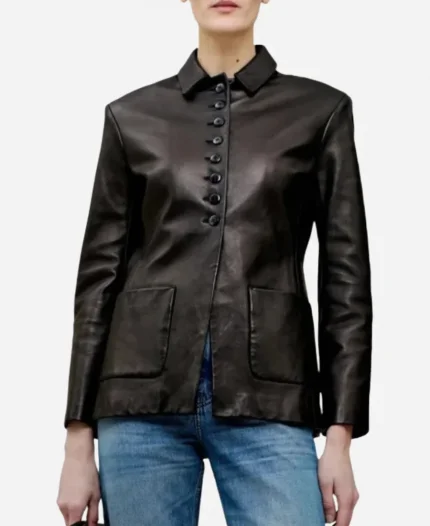 Jennifer Lawrence This New York Cool Girl Brand Warner Black Blazer