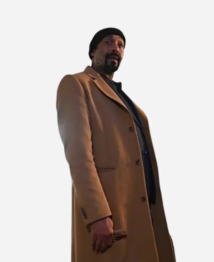 Jesse L. Martin The Irrational 2023 Alec Mercer Brown Coat