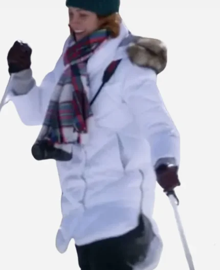 Jesse Movie Christmas with the Campbells Brittany Snow Puffer Jacket