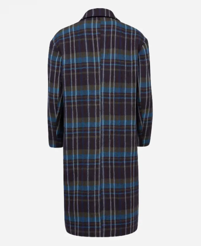 Jill Halfpenny The Feud S01 Plaid Coat