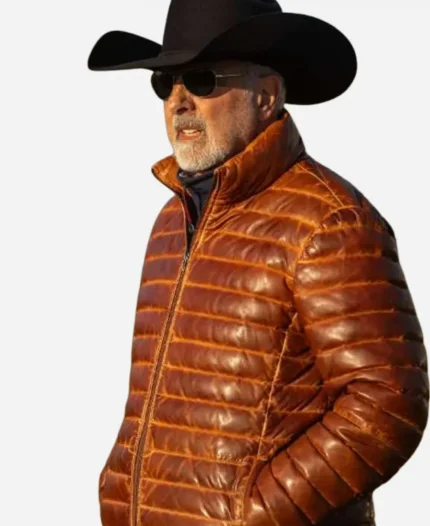 Jon Avnet The Last Rodeo Brown Leather Jacket