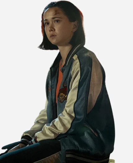 Jordan Li TV-Series Gen V 2023 London Thor Blue Varsity Jacket