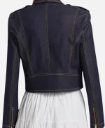 Joy Behar The View 2025 Denim Moto Jacket For Sale