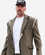 Just livin in Wayne’s World Travis Kelce Plaid Suit For Sale