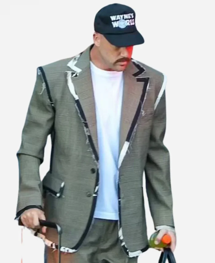 Just livin in Waynes World Travis Kelce Suit