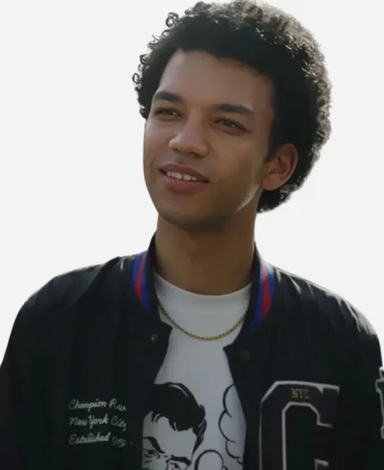Justice Smith Now You See Me Now You Don’t Black Bomber Jacket