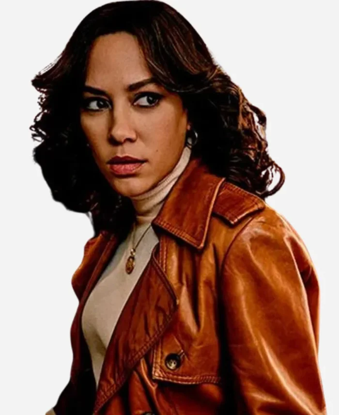 KD The Continental From the World of John Wick Mishel Prada Brown Leather Jacket