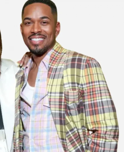 Kelvin Harrison Jr Movie O Dessa 2025 Euri Dervish Plaid Trench Coat