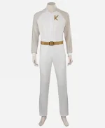 Ken Barbie Ryan Gosling White Cosplay Dancing Costume Tracksuit
