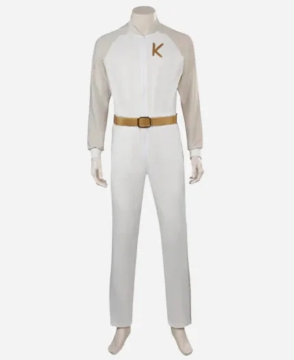 Ken Barbie Ryan Gosling White Cosplay Dancing Costume Tracksuit