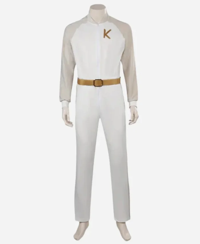 Ken Barbie Ryan Gosling White Cosplay Dancing Costume Tracksuit