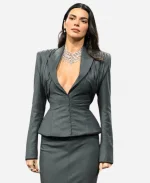 Kendall Jenner Met Gala 2025 Grey Blazer