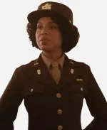 Kerry Washington Movie The Six Triple Eight Major Charity Adams Green Military Jacket