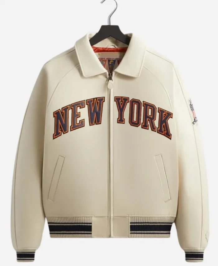 Kith & Avirex for the New York Knicks Icon Bomber Jacket