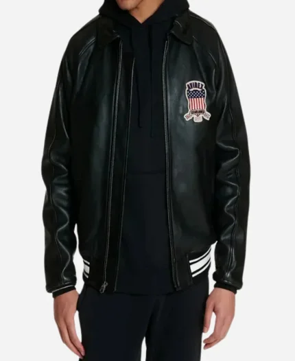 Krazy TV Series Supacell Ghetts Black Leather Jacket