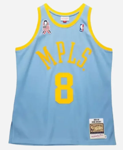LA Lakers Kobe Bryant Blue Hardwood Classics Player Jersey