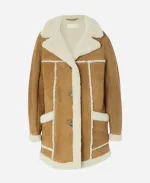 Lana Lang Superman And Lois S02 Cushing Brown Shearling Coat