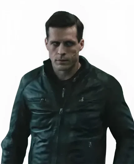 Last Bullet Quentin D’Hainaut Black Leather Jacket