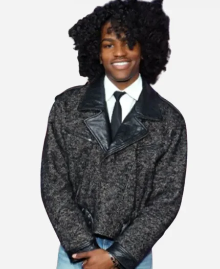 Layton Lamell O Dessa Movie Premiere 2025 Biker Jacket