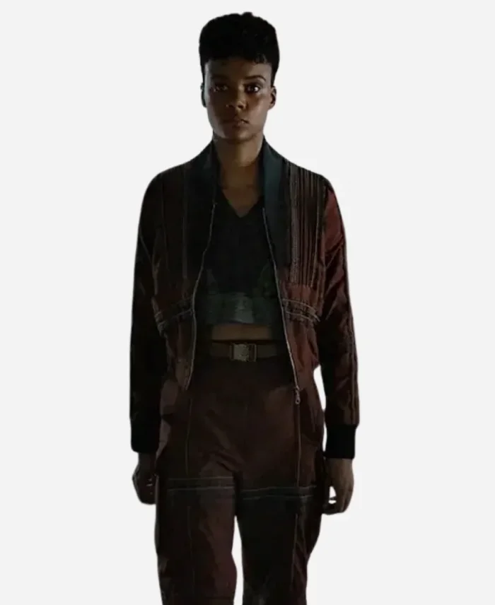 Leah Harvey Tv Series Foundation S02 Salvor Hardin Brown Bomber Jacket