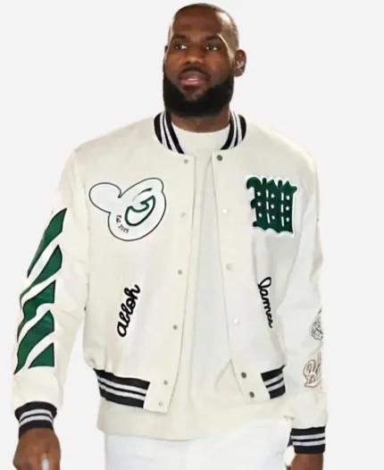 Lebron James Kings Varsity Jacket