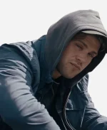 Leo Woodall Prime Target Blue Hooded Jacket