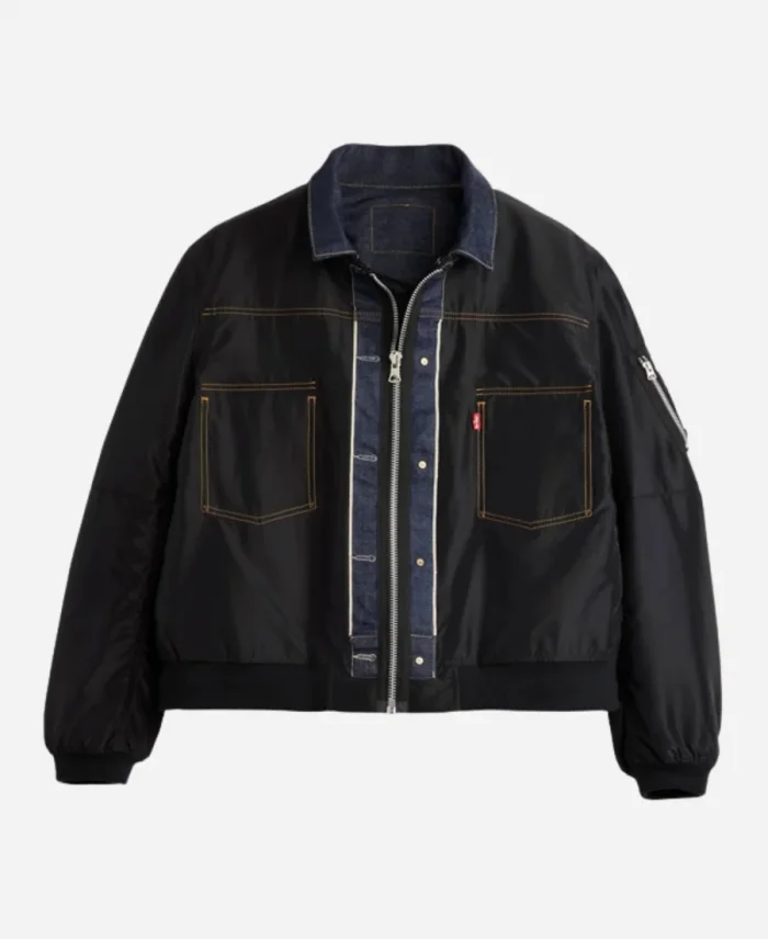 Levi’s x Sacai Denim x Nylon Twill Reversible Blouson Jacket