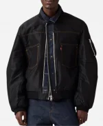 Levi’s x Sacai Men’s Denim x Nylon Twill Reversible Blouson Jacket
