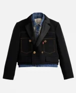 Levi’s x Sacai Women’s Denim x Metelasse Twill Blazer Jacket