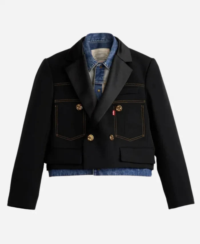 Levi’s x Sacai Women’s Denim x Metelasse Twill Blazer Jacket