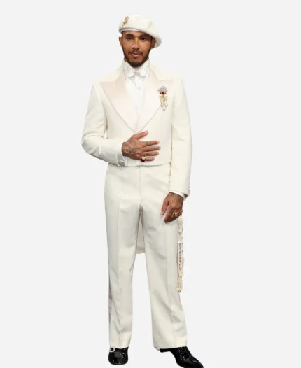 Lewis Hamilton Met Gala 2025 White Suit