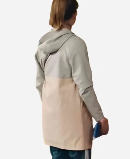 Lilian TV Series Football Parents 2025 Eva van Gessel Colorblock Hooded Coat