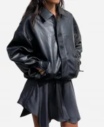 Lioness Kenny Black Bomber Jacket