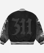 Los Angeles California Ultimate Fighting Championship 311 Unisex Black Wool Varsity Jacket