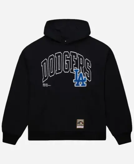 Los Angeles Dodgers Logo Over Pullover Hoodie