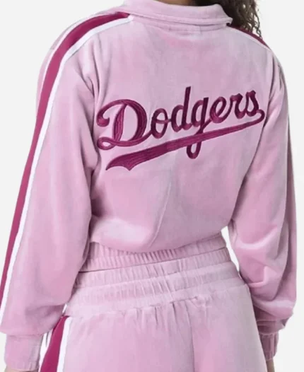 Los Angeles Dodgers Pink Track Jacket For Women’s