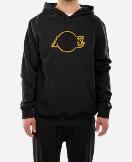 Los Angeles Lakers New Era Black Hoodie