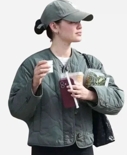 Lucy Hale Studio City 2025 Green Jacket