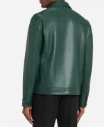 Luke Bryan American Idol S23 Green Leather Jacket