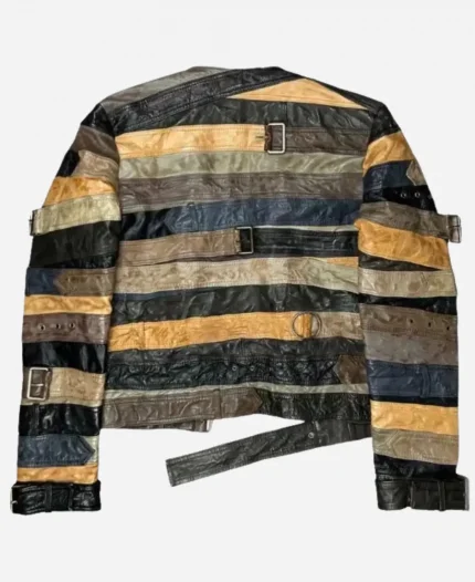 Maison Margiela Belt Leather Jacket For Sale