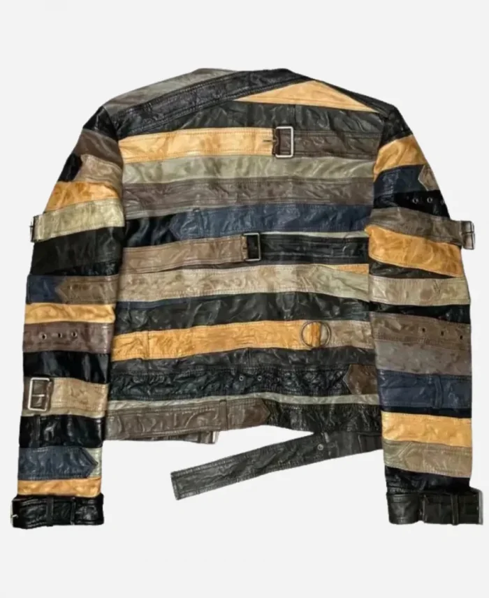 Maison Margiela Belt Leather Jacket For Sale